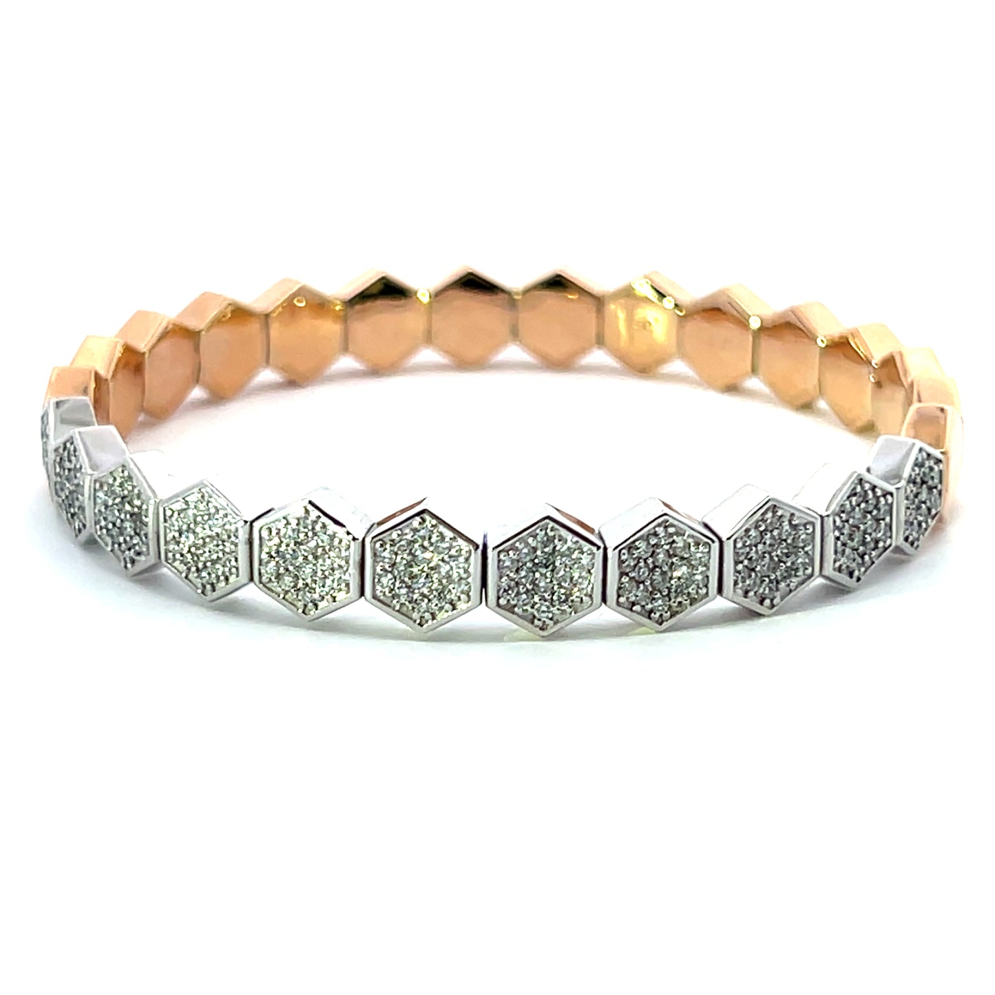 Elegant Hexagon Bracelet (JJ377)
