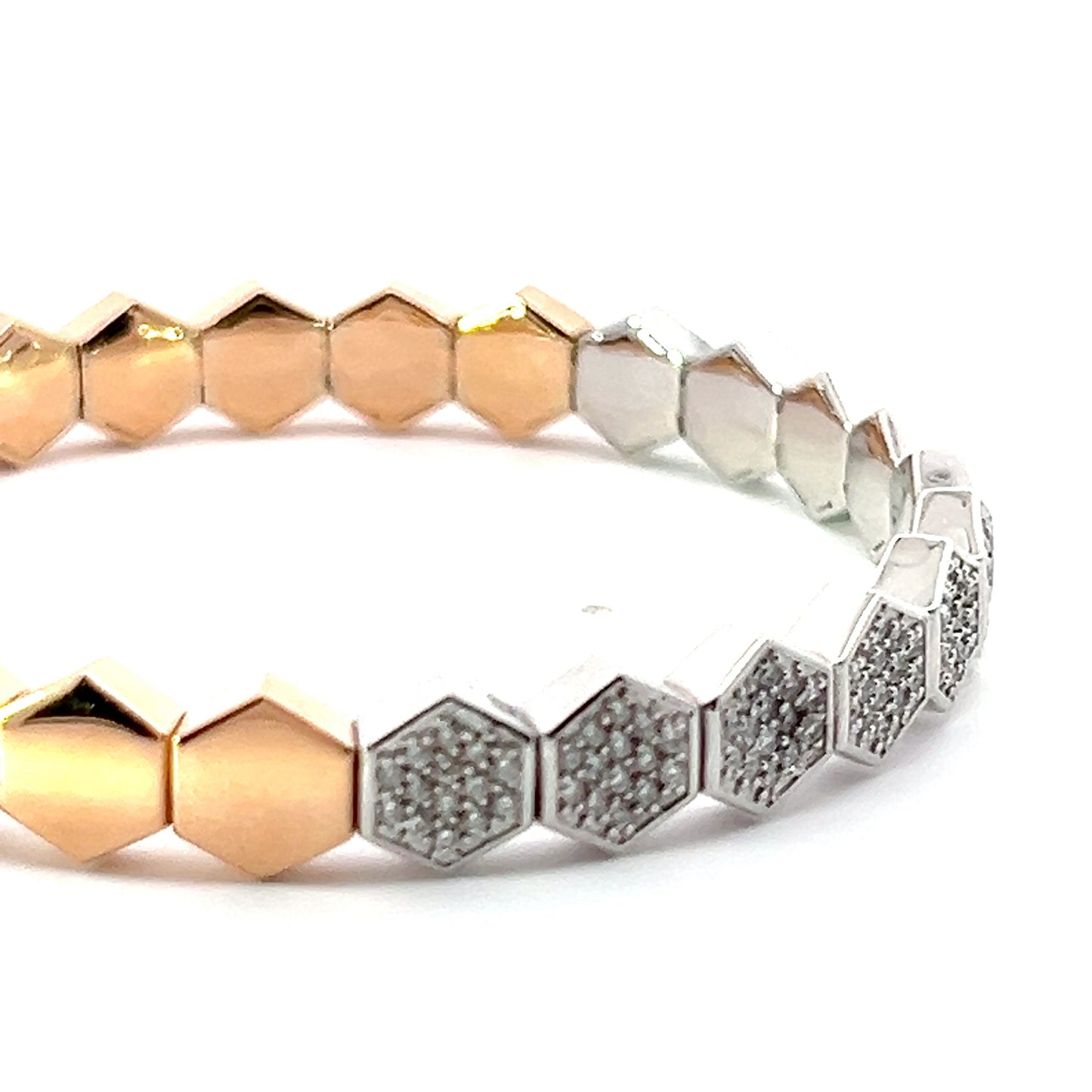 Elegant Hexagon Bracelet (JJ377)