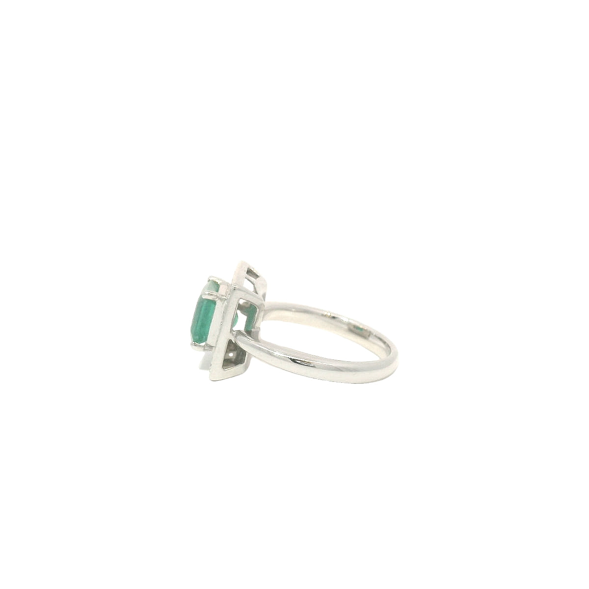 Elegant Emerald and Diamond Ring (JM1626)
