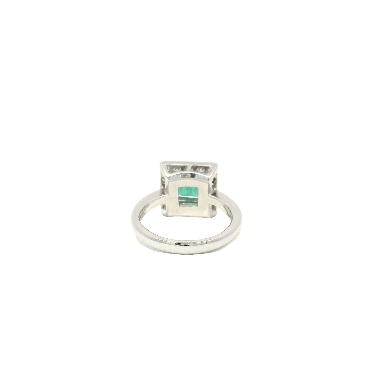 Elegant Emerald and Diamond Ring (JM1626)