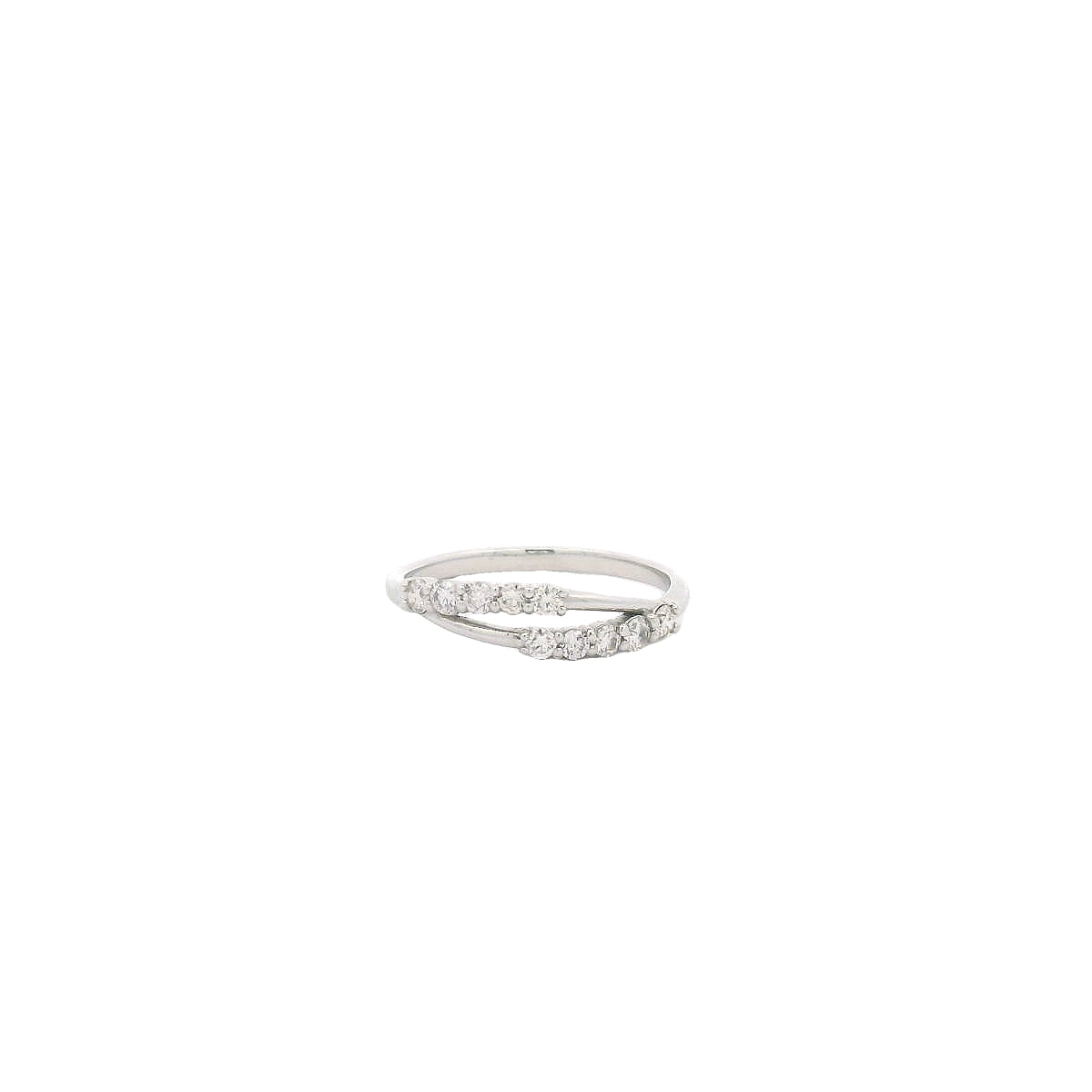 Elegant Dual Row Diamond Ring (LE5644-13)