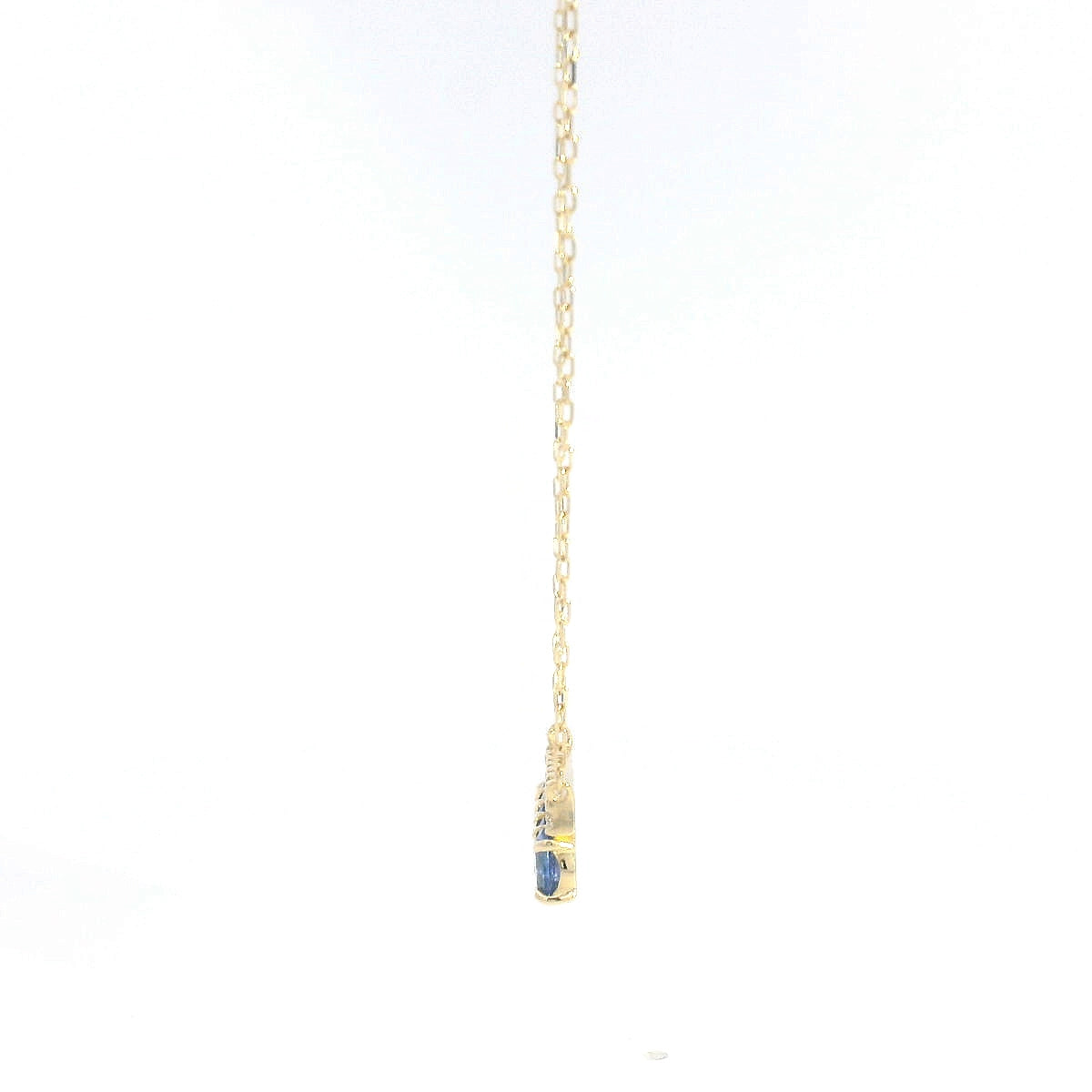 Elegant Diamond Sapphire Pendant - P2207CH-8