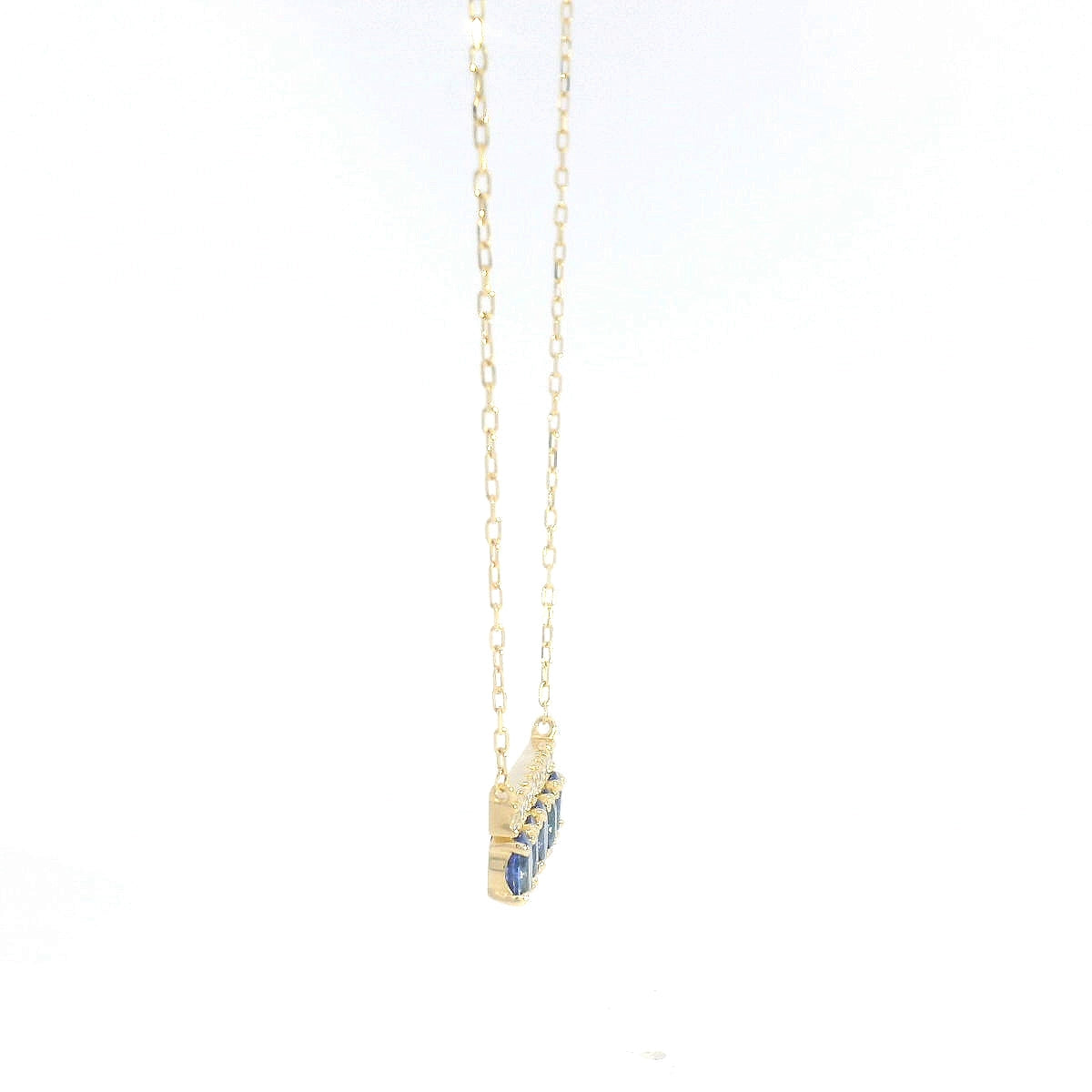 Elegant Diamond Sapphire Pendant - P2207CH-8